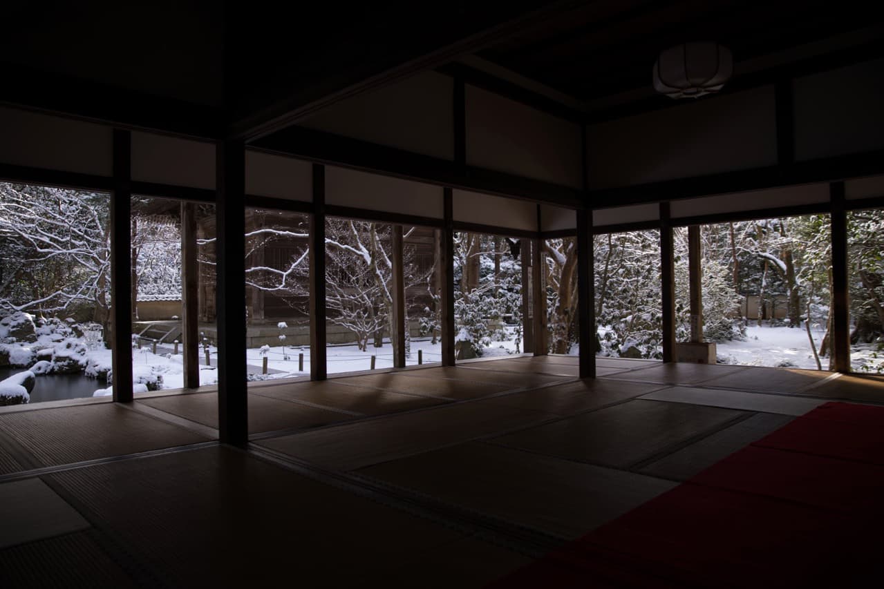 雪の蓮華寺