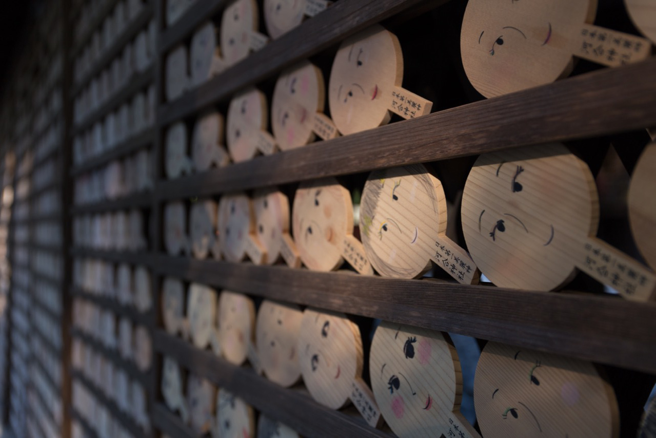 河合神社の鏡絵馬