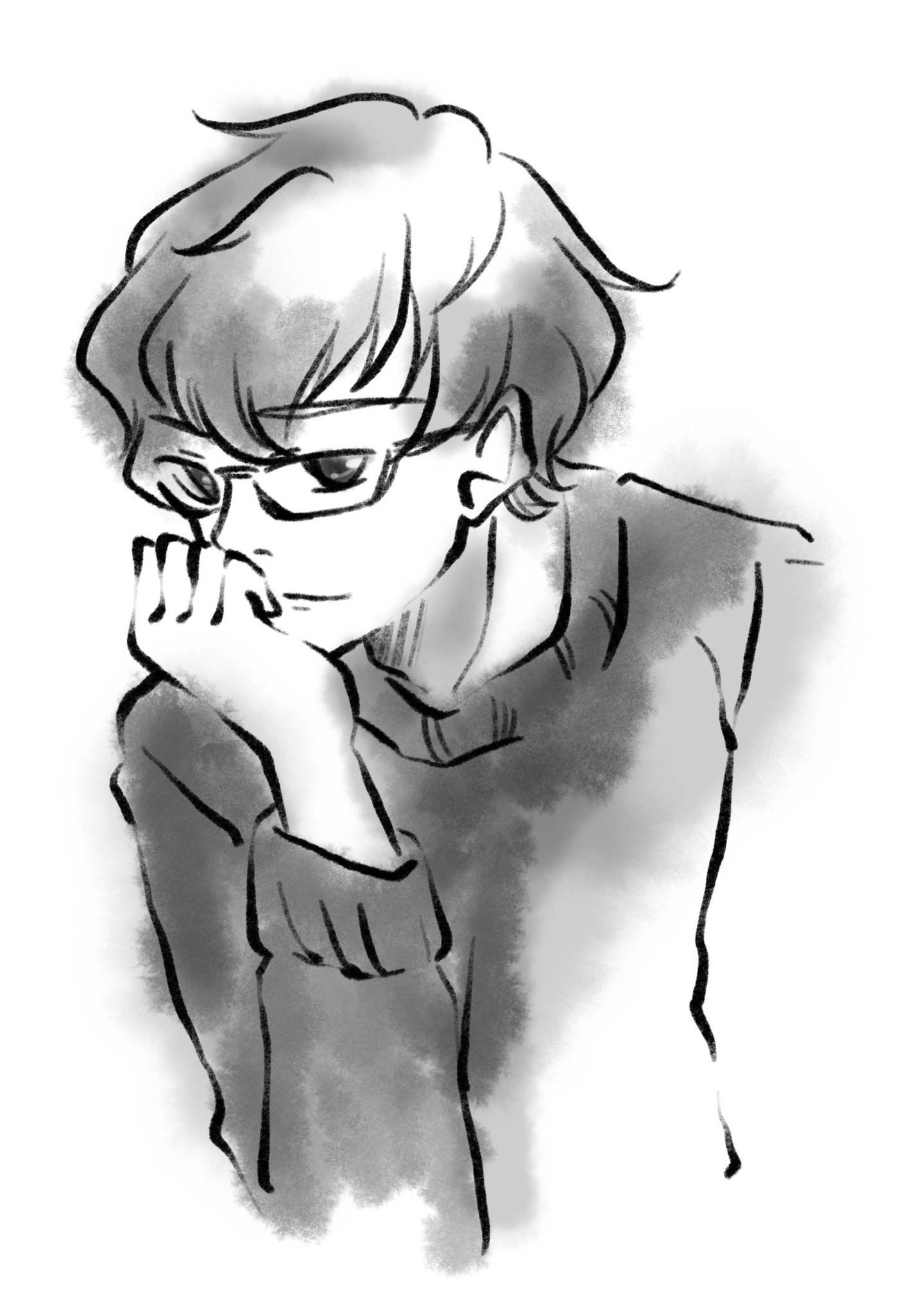 間崎八束イラスト